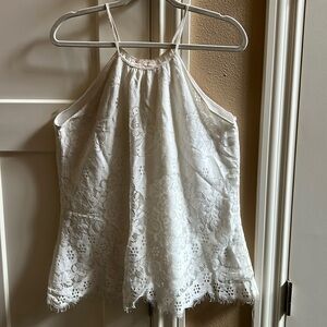 Lace camisole with straps